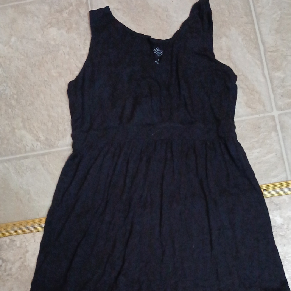St. John's Bay Black Sleeveless Dress